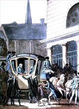 Janinet, Louis XVI, King of France, entering Paris