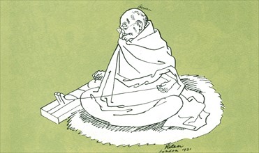 Gandhi, caricature