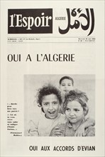 Une du journal L'Espoir Algérie (20 juin 1962)