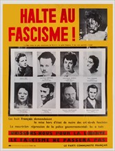 Affiche du Parti Communiste Français (février 1962)