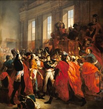 Bouchot, Bonaparte au Conseil des Cinq Cents à Saint-Cloud