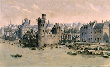 Hoffbauer, La Tour de Nesle au 17e siècle