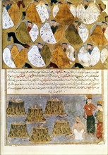Rashid Al-Din, Tentes mongoles et prisonniers de Gengis Khan
