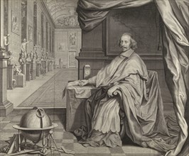 Nanteuil, Le Cardinal Mazarin devant la galerie de son palais