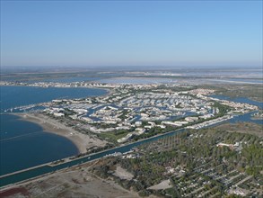 Marina south of Nimes, Gard