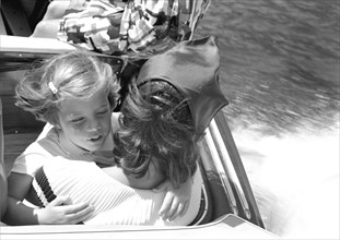 Jackie Kennedy. Eté 1962. Vacances à Ravello (Italie). Caroline