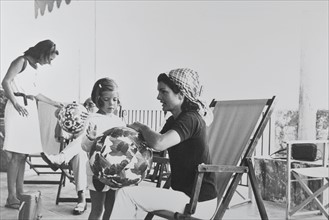 Jackie Kennedy et Caroline, 1962