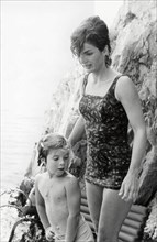 Jackie Kennedy. Summer 1962. Vacation in Ravello (Italy)