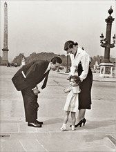 Gene Tierney and daughter Tina