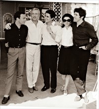 Jean-Louis Trintignant, Benno Graziani, Claude Lelouch, Anouk Aimée et Pierre Barouh