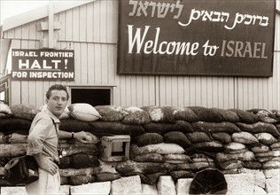 frontiere israelo jordanienne nov 1956