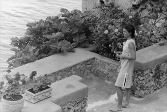 Jackie Kennedy during his holidays in Ravello (Italy)