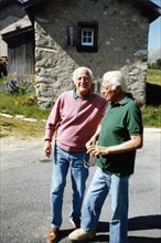 Gianni Agnelli and Benno Graziani