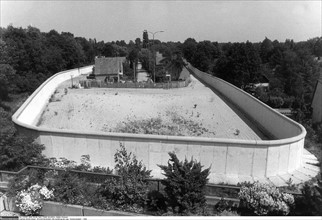 Vue de Hermsdorf, quartier de Berlin Ouest, 1982