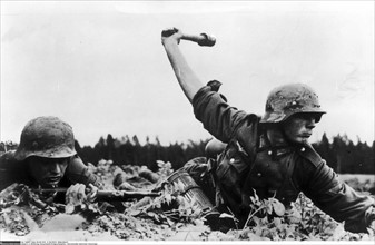 German raiding patrol on the East front, 1941