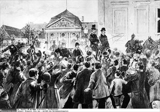 Otto von Bismarck fait ses adieux à Berlin, 1890
