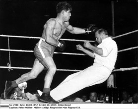 Match de boxe Müller contre Stretz, 1952