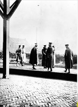 Guillaume II en partance pour l'exil, 1918