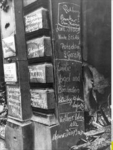 Message de la population civile à Berlin, 1945-1949