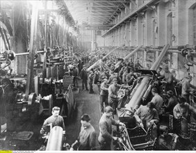 Cannon factory in Germany, 1904