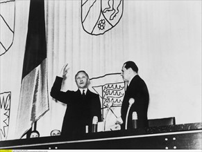 Konrad Adenauer, premier chancelier de la RFA, 1949