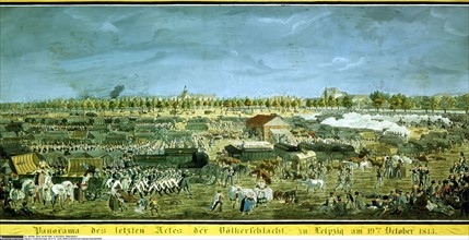 Bataille des nations près de Leipzig, 1813