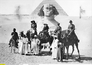 Le prince et la princesse de Pless en Egypte, 1912