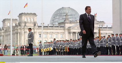 Réception diplomatique à la chancellerie de Berlin, 2001