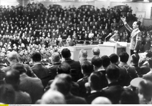Discours de Joseph Goebbels sur la "guerre totale",  1943