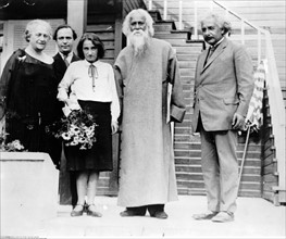 Albert Einstein with philosopher Tagore