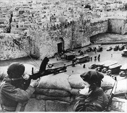 Poste britannique à Jérusalem, 1948