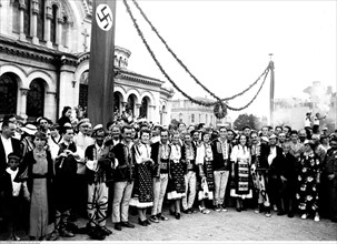 Premier relai de la torche olympique à Berlin, 1936