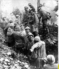 Soldats austro-hongrois à Caporetto, 1917