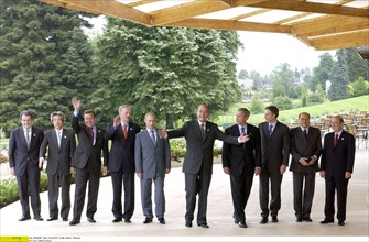G7-G8 Summit in Evian, at Lake Geneva, 2003