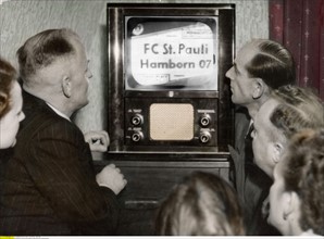 First television broadcast in the FRG after 1945