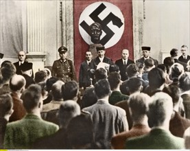 Pronouncement of judgement, after assassination attempt against Hitler, 1944