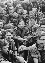 Baldur Von Schirach with the Hitler Youth