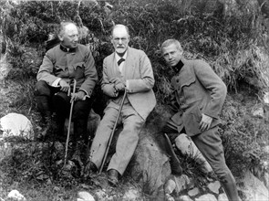 Sigmund Freud with Sandor Ferenczi