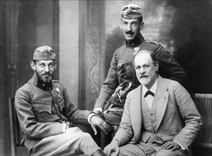 Sigmund Freud avec ses fils