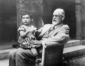 Sigmund Freud et sa petite-fille