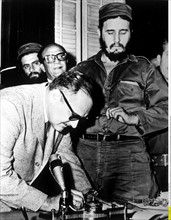 Fidel Castro and Manuel Urrutia, political leaders - Cuba, 1959