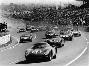 Start of the Le Mans 24 Hours, 1964