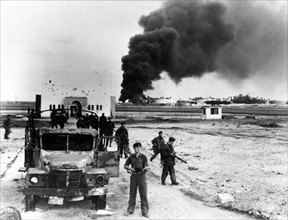 British paratroops near Port Said, 1956