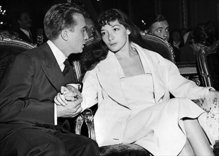 Juliette Gréco et Philippe Lemaire, 1957