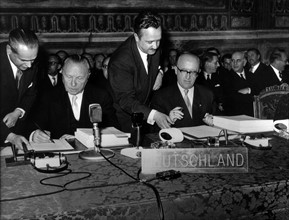 Signing of the Treaty of Rome, 1957