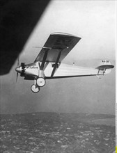 L'avion de Charles Lindbergh en vol, 1927