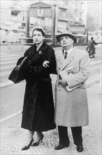 Maria Callas et Giovanni Meneghini à Berlin