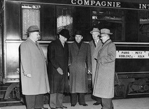 Délégation allemande participant au plan Schuman, 20 mars 1951