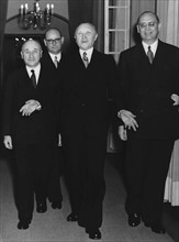 First official visit of the European delegation in Bonn, December 9, 1953