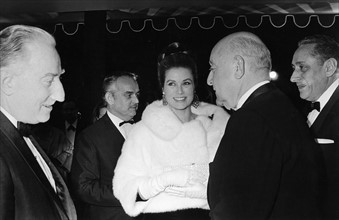 Grace Kelly et Rainier III en 1965